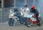 Peter Symes (46) during practice, leaving the Grandstand, Douglas.