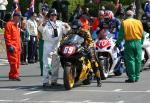 Anita Buxton leaving the Start Line, Douglas.