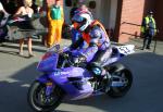 Mark Buckley at the TT Grandstand, Douglas.