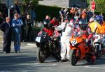 James Muir (61) at the TT Grandstand, Douglas.