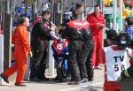 Guy Martin in the pits, Douglas.