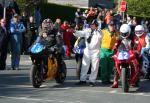 Etienne Godart (73) at the TT Grandstand, Douglas.