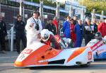 Ian Salter/Deborah Salter at the TT Grandstand, Douglas.