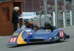 Tony Elmer/Darren Marshall at the TT Grandstand, Douglas.