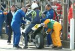 Rodger Wibberley in pits, Douglas.