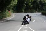 Thomas Montano approaching Braddan Bridge.