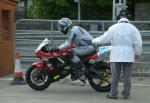 Fabrice Miguet at the TT Grandstand.