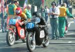 Billy Lyle (number 69) leaving Start Line, Douglas.