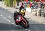 John McGuinness at Parliament Square, Ramsey.