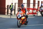 James Edmeades at the TT Grandstand, Douglas.