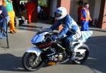 Alan Chamley at the TT Grandstand, Douglas.