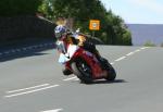 Ian Hickey at Signpost Corner, Onchan.