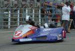 Ben Dixon/Mark Lambert at the TT Grandstand, Douglas.