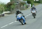 Andy Wallace approaching Sulby Bridge.