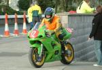 Gavin Feighery at the Practice Start Line, Douglas.