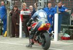 Brian Appleton in the pits, Douglas.