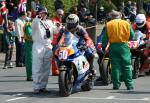 Stefano Bonetti leaving the Start Line, Douglas.