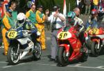 Robert Mawdsley (number 50) at Start Line, Douglas.