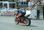 Peter Hounsell leaving Start Line, Douglas.