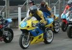 Matthew Cantillon at the Practice Start Line, Douglas.