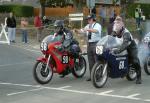 David Calwell (98) during practice, leaving the Grandstand, Douglas.