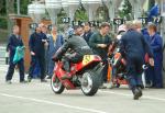 Stephen Spencer in the pits, Douglas.