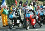 Doug Snow (number 8) at Start Line, Douglas.