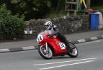 Gordon Yule approaching Quarterbridge, Douglas.