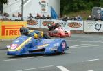 Francois Leblond and Sylvie Leblond (number 46) at Quarterbridge, Douglas.