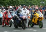 Mike Crellin at the TT Grandstand, Douglas.