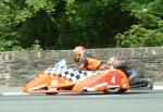 Roy Hanks/David Wells on Braddan Bridge, Douglas.