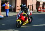 Peter Hounsell at the TT Grandstand, Douglas.