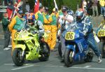 Mike Minns (number 105) at Start Line, Douglas.