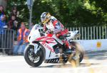 Guy Martin at Ballaugh Bridge.