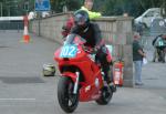 Neil Plummer at the Practice Start Line, Douglas.