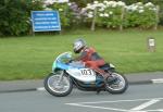 Don Leeson at Signpost Corner, Onchan.