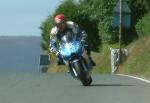 Andy Lovett at Signpost Corner, Onchan.