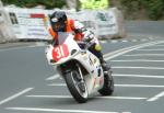 Ron Davis on Braddan Bridge, Douglas.