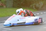 Bryan Pedder/Rod Steadman at Signpost Corner, Onchan.