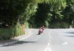 Gary Johnson approaching Braddan Bridge.