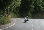 Steve McDonald approaching Braddan Bridge.