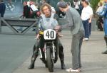 Steven Gibbs at the Practice Start Line, Douglas.