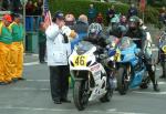 Peter Symes at the Start Line, Douglas.