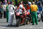 Tony Moss leaving the Start Line, Douglas.