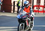 William Dunlop at the TT Grandstand, Douglas.