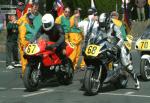 Declan Lynch (number 68) at Start Line, Douglas.