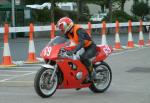 Rob Jones during practice, leaving the Grandstand, Douglas.