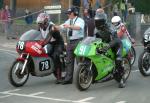 Nigel Howard (91) during practice, leaving the Grandstand, Douglas.