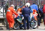 Alan Chamley in the pits, Douglas.