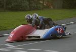 Wal Saunders/Eddy Kiff at Signpost Corner, Onchan.